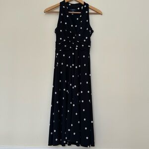 Polka Dot Flowy Midi Dress